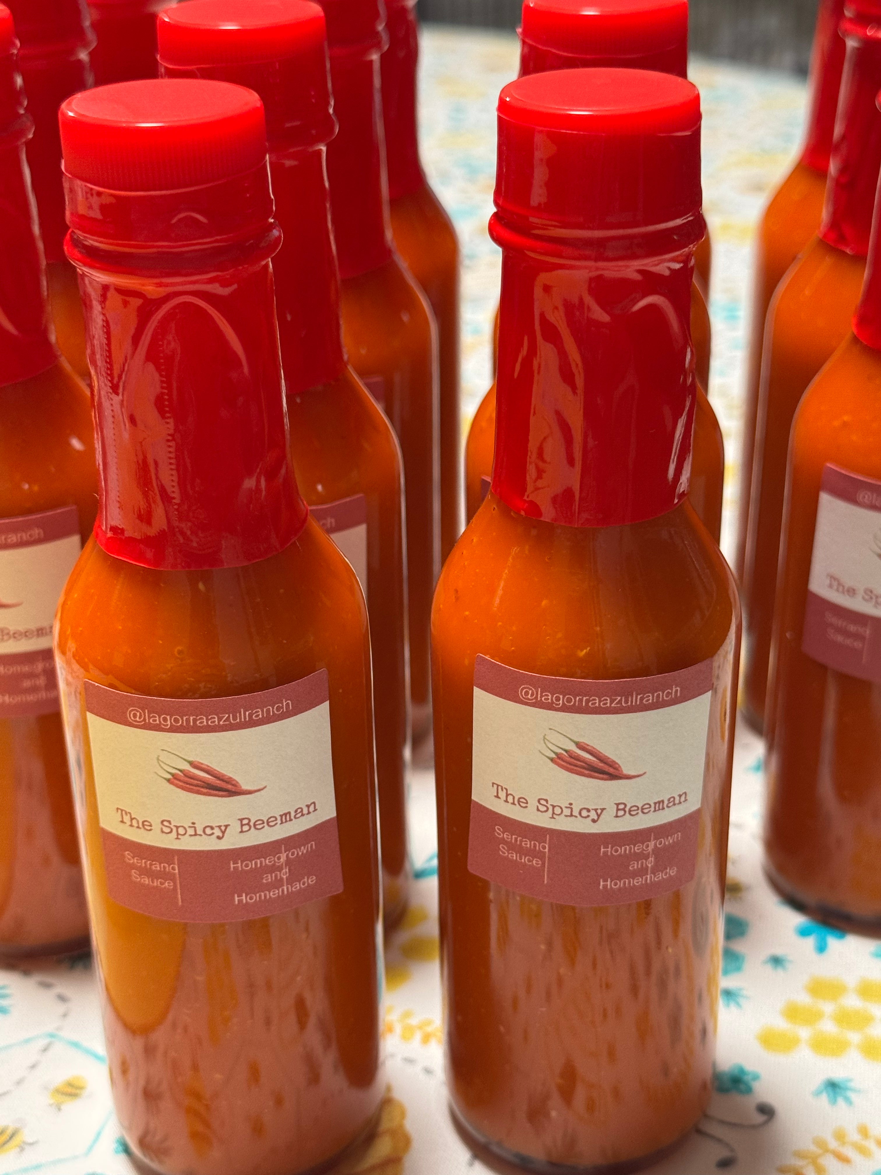 The Beeman Serrano Hot Sauce