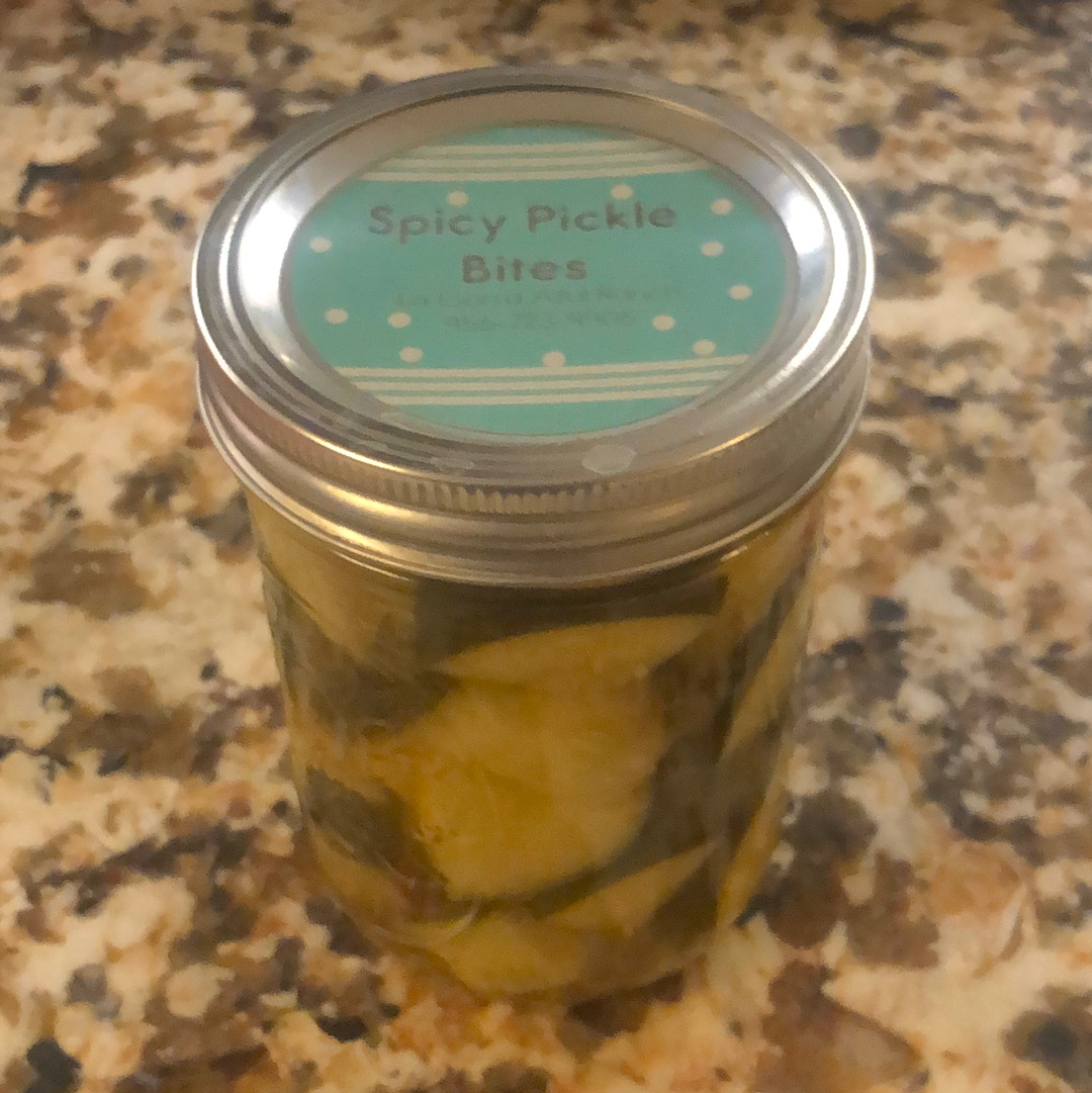 Spicy Dill Pickle Bites - La Gorra Azul Ranch